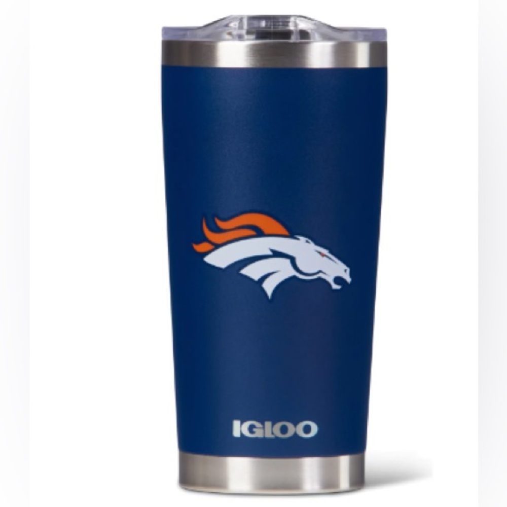 Denver Broncos Football 20 oz. Stainless Steel Tumbler